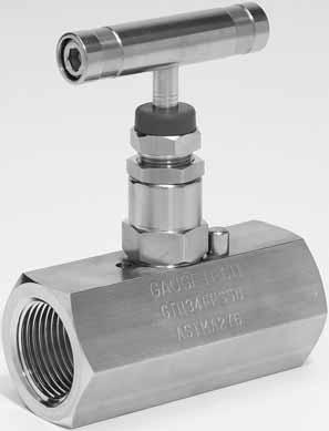 Needle Valves GTH Series Needle Valves Hex stock, soft seat 6,000 psi Overview The GTH series are machined from hexagonal Bar stock and supplied in 316 stainless steel and carbon steel with yellow