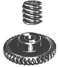 WORMS AND WORM GEARS Boston standard stock Worms and Worm Gears are used for the transmission of motion and/or power between non-intersecting shafts at right angles (90 ).