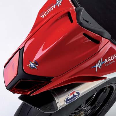 With the assembly of specific components, such as the titanium Termignoni exhaust system