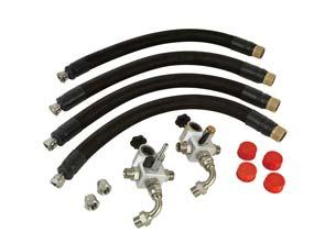 Duo Manifold Kits A choice of manifold kits for use with one or two thermoregulators (circulators)... RR121310 Double Circulator Manifold & Hose Kit 1 2,945.