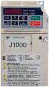 Description 1/8-7.5HP J1000 In our pursuit to create drives optimized for variable speed needs in compact applications, the J1000 is the solution.