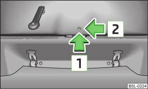 The period after which the boot lid is locked automatically can be extended by a specialist garage.