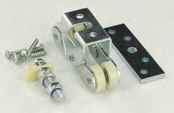 doors and precision ball bearing rollers for 150 lb.