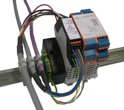 for each two separately certified rail-mounted earth conductor terminals an, and for each (2 m / 0 m / 20 m in each case), incl.