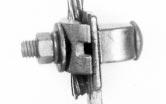 Accepts 6 Sol. through 4/0 ACSR or 250 mcm Stranded. 2. Plated bronze parallel groove clamp has large contact area.