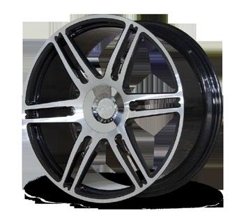 The MANSORY 6 spoke fully forged wheel Convenient to the elegant style of british sportscars, the new fully forged aluminum lightweight performance wheels intercede a complete new drivers feeling.