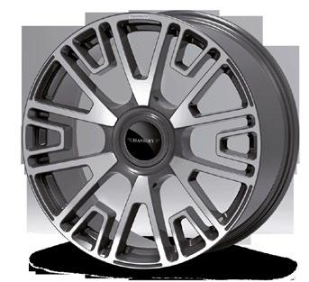 The MANSORY V6 light-alloy wheel The new MANSORY V6 combines breathe-taking design with