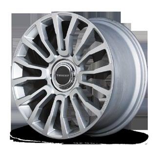 The MANSORY M8 light-alloy wheel A new interpretation of the classic Y-design, really modern and set off with 8 double spokes and diamond polished surface.