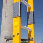 1. Fibreglass ladders MODEL 11 FIBREGLASS LADDER WITH PLUG-IN SECTIONS FOR POSTS The ladder comprises a base section, the intermediate sections required