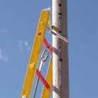 To do so, the ladder needs to be stabilised using a rope lash secured