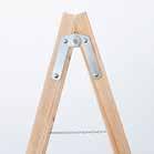 4. Timber ladders TYPE G MARITIME PINE DOUBLE-SIDED STEPLADDER This ladder is fully manufactured from maritime pine