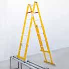 Recommended for fibreglass single-section ladders, stepladders and extension