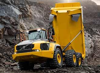 The ultimate operating environment The A60H is the number one operator s choice because of its industry-leading spacious cab and comfortable work