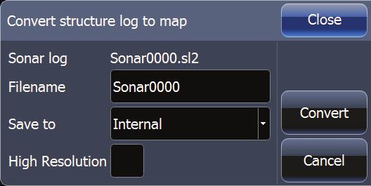 High resolution.smf files capture more detail, but take longer to convert and are larger than standard resolution.smf files. Check the High Resolution checkbox to convert files in high detail.