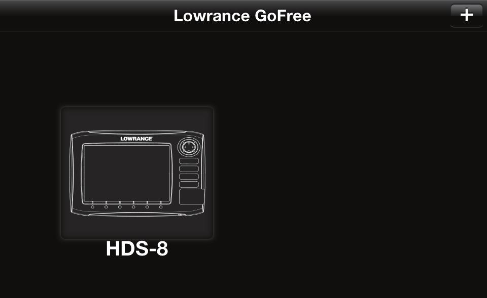 Enable/disable wireless control of HDS Start the app, and tap the HDS unit icon in the GoFree Controller page to request remote