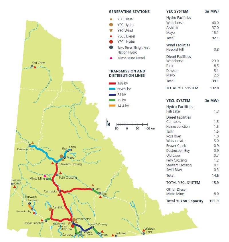 3. Yukon Energy Load Profile The Yukon Territory is located in the northwestern part of Canada, bordered by the State of Alaska to the West, the Province of British Columbia which is to the South and