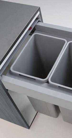 WESCO PULL BOY BINS FOR BLUM LEGRABOX Designed for use with Blum s LEGRABOX pure drawer, are the Wesco range of Pull Boy Waste bins.