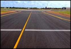 26.9. VEHICLE LIMIT Vehicle Limit Lines determine where the apron finishes and the taxiway begins.
