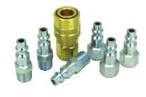 M-Style plugs are case hardened steel, plated to resist rust M-Style Couplers Maximum inlet pressure: