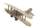 (0-0) $250 305 Good reproduction of Meccano Biplane. Length 355mm. Very good.