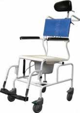 ......................................................... Each AQUATEC OCEAN COMMODE/SHOWER CHAIR The multi-functional Ocean can be used as a height adjustable commode chair, shower chair or bedside commode.