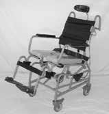 ............................................................... Each ACTIVEAID TILT-IN SPACE SHOWER CHAIR/COMMODE Stainless steel frame with non-corrosive composite components Gravity Assist Tilting