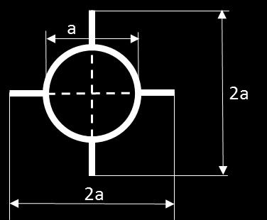 Annex 11 Centre of reference In the case it is required: Figure A11-I Centre of reference a = 2 mm min.
