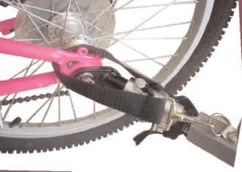 It is recommended that the bicycle(s) to which the trailer will be attached undergo a safety check by a qualified bicycle mechanic before attaching the trailer to it.