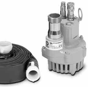 HAND HELD TOOLS 2 Submersible Pump Application High output pump with high delivery head ideal for pumping clear water.