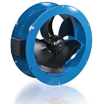 AXIAL FAN Series Series К Series Axial fans of low pressure in steel case with the efficiency up to 11900 m 3 /h for a wall-mounted assembly Axial fans of low pressure in steel case with the