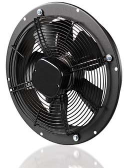 OV and OVK fans series can be used for the direct ejection of the exhaust air or static suction head ventilation in fire-prevention ventilation systems.