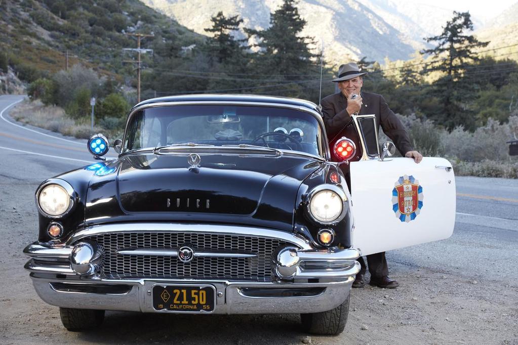 A 1955 Buick and Reruns of Highway Patrol One fan of 1950s television has kept the show running Gary Goltz, 63, a health-care industry sales strategy consultant from Upland, California with