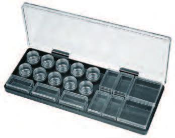 Can be used as an insert in the plastic box MSA 17.