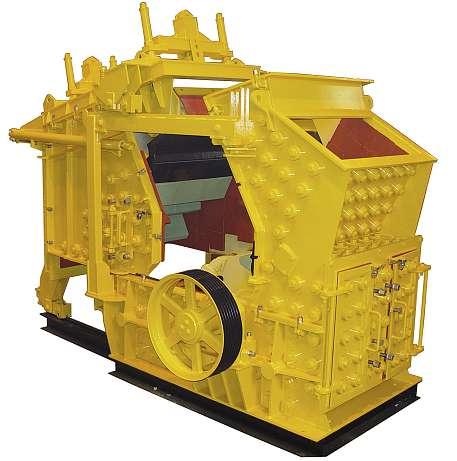1 Horizontal impact crusher type HSB-F Practical examples Crushed product curves of various materials Type HSB-F With extendable housing for excellent accessibility to wear parts;