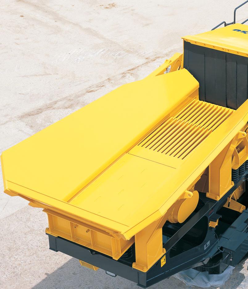 BR480RG-1 Mobile Crusher WALK-AROUND Komatsu s newly designed BR480RG-1 enters the market as the most technologically advanced machine available.
