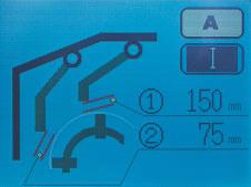 Auto The gap can be adjusted automatically, simply by inputting the numerical value for the gap size.