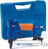 See page 497 to order filter/regulators etc. CNS2 Combination Air Nailer/Stapler Kit Combined nailer/stapler for use in industrial applications. Uses nails 5-2mm long and staples 8-2mm in length.
