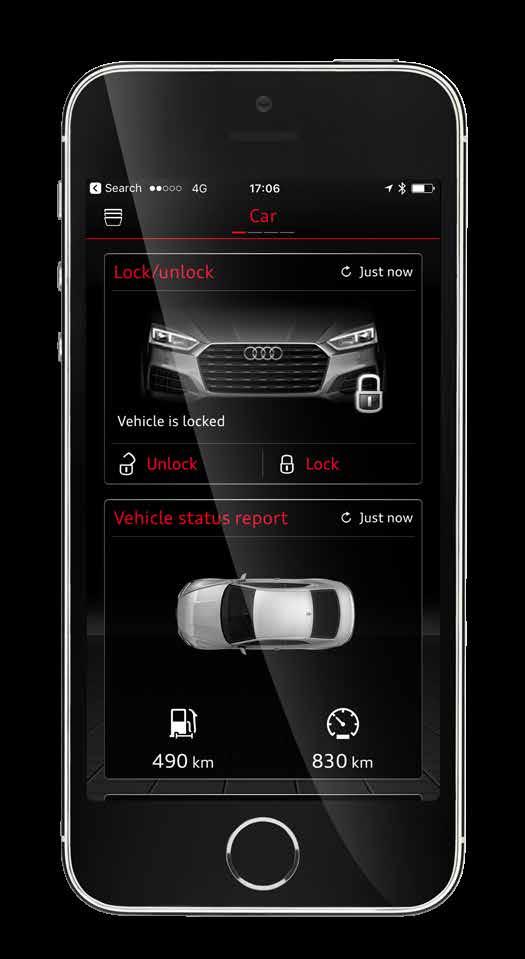 Take remote control of your Audi with mycarmanager Audi Connect Safety and Service In conjunction with the MMI Connect app, mycarmanager* gives you remote control of your Audi.