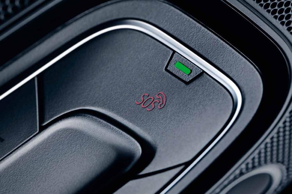 Help is at hand with Audi myservice Audi Connect Safety and Service Emergency call In the event of the car detecting a major accident for example, where airbags are deployed or seat-belt tensioners