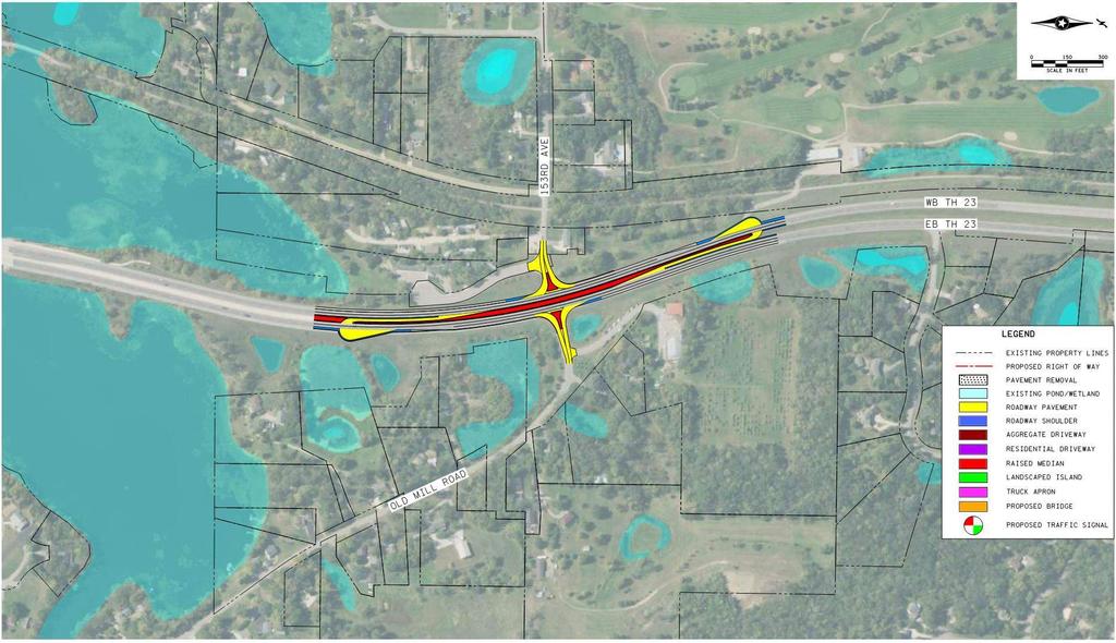 153 rd Avenue 153 rd Avenue OTHER ALTERNATIVES CONSIDERED 153 rd Avenue at Hwy 23 Alternative dismissed because: - Higher cost alternative - Higher impact alternative Alternative dismissed because: -
