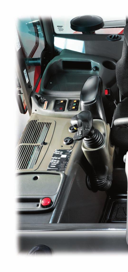 MI 60/MI 70 H : a truck As soon as the shift begins, the driver is comfortably installed in