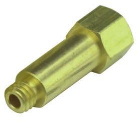 MINIMATIC CONNECTOR FITTINGS 15453 Male 10-32 Coupling.062 dia. - thru.