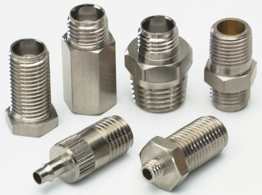 MINIMATIC J-SERIES QUICK CONNECT VALVE BODIES Valve bodies with shut-off valve Minimatic J-Series quick connect fittings are very compact yet provide a high flow of 14 scfm @ 100 psi.