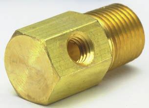 ADAPTER & BULKHEAD FITTINGS 15090-1 1/8 NPT to 10-32 L Fitting Thread: 1/8 NPT to 10-32 Use: To provide connections between the two