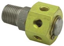 standard 1/8 pipe connection; may be used with any Clippard 10-32 fittings, quick connects and many other devices; unused ports can be plugged with screw plug 11755 MRM-6 6-Port Rotary Manifold.375 1.