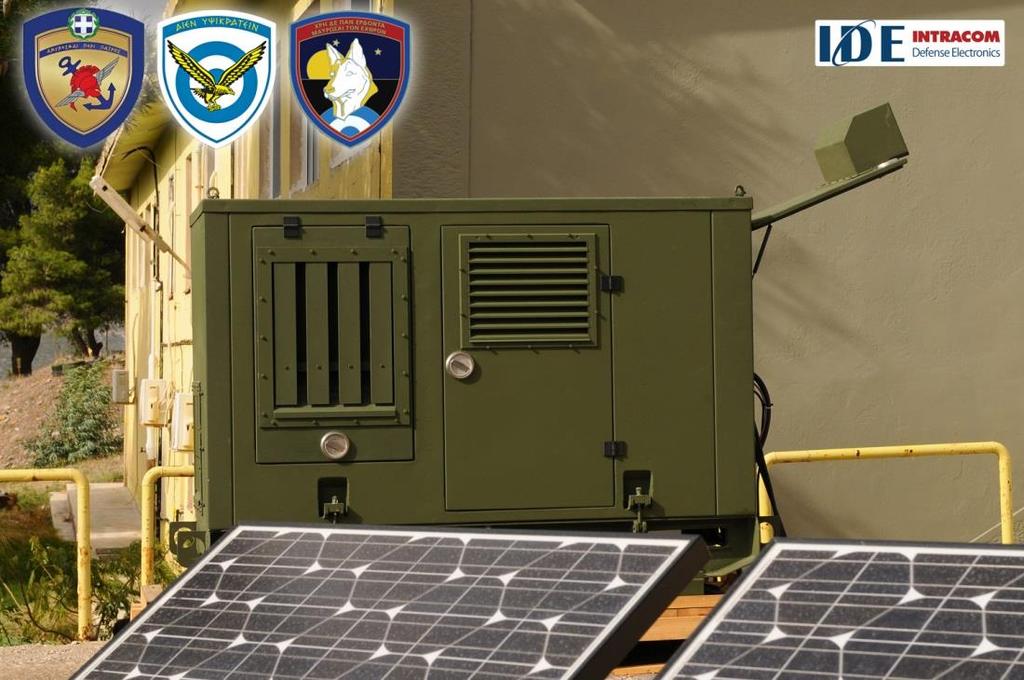 Hellenic Air Force (HAF) Hybrid Generator HGS10K-10 with Solar