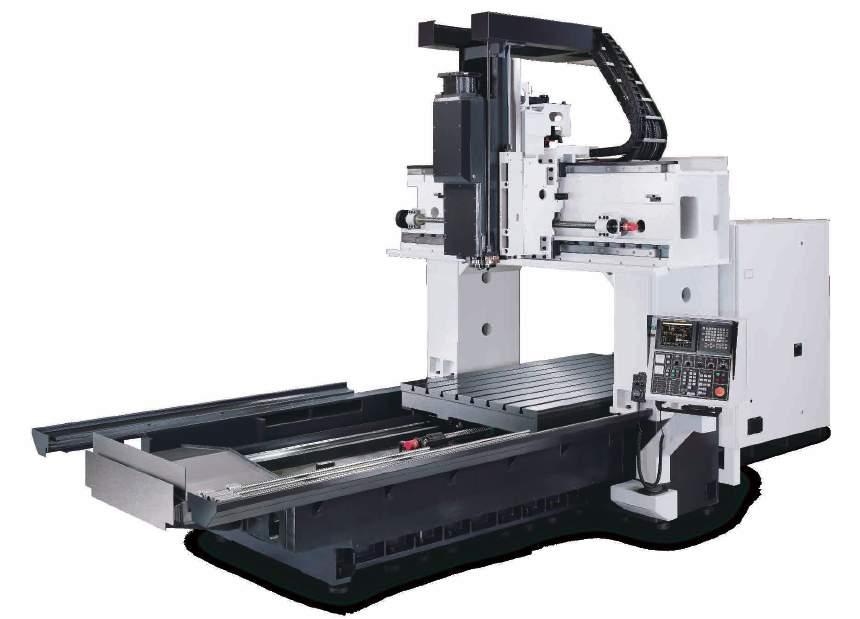 Rib reinforced working table restrains vibration while increasing machining