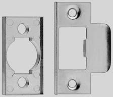 right or left-hand doors. To order strike plate, refer catalogue number below. Catalogue No.