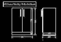 Th singl door cloakroom unit includs a cramic basin and is idal for smallr