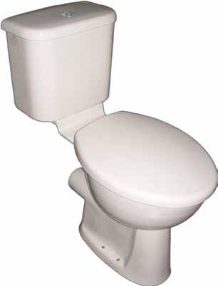 VALUE RANGE COMFORT HEIGHT WC SET COMFORT HEIGHT Clos Coupld Pan 460mm (Hight) Clos Coupld Dual Flush Push Button Cistrn Soft Clos Sat SW2905